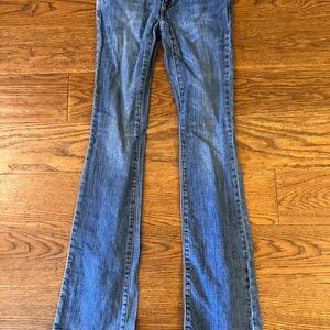 Vintage Ecko Unlimited Women's Blue Flare Jeans